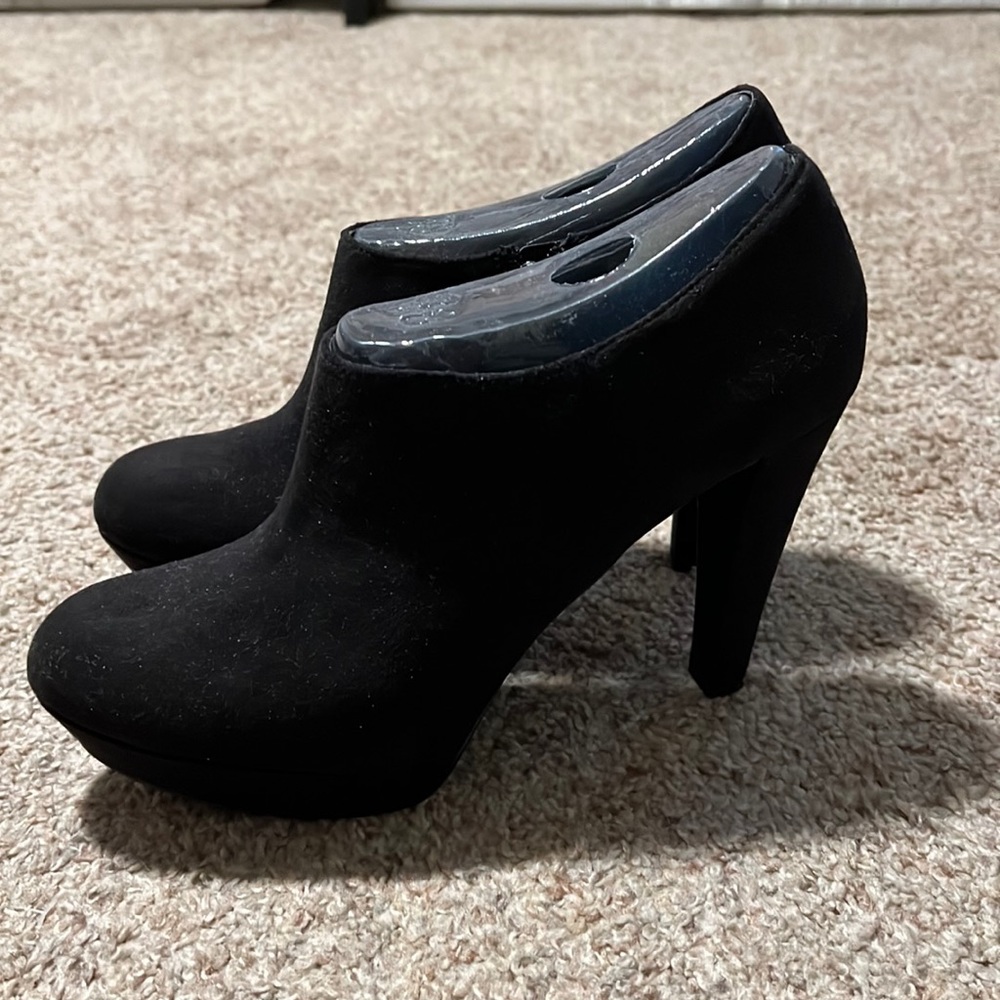 Mark Fisher Black Heeled Booties